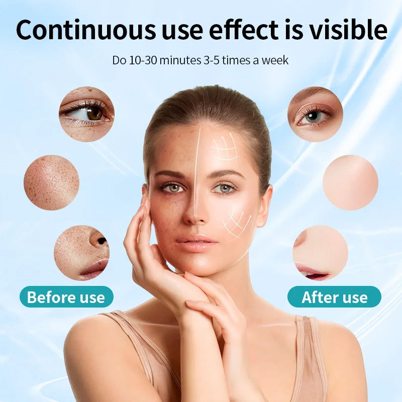 Máscara LED 7 Cores UBilli - Fototerapia Anti-Idade Profissional