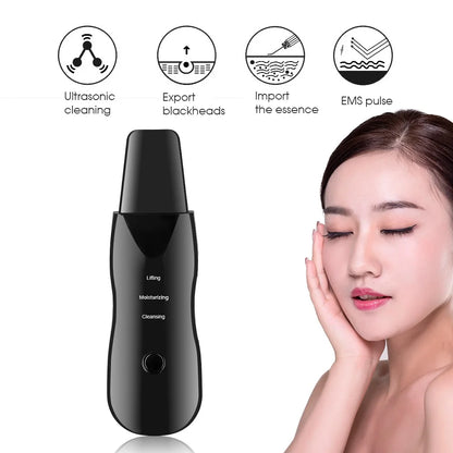 Espátula Facial Ultrassônica-Remove Cravos e Limpa Poros Profundamente
