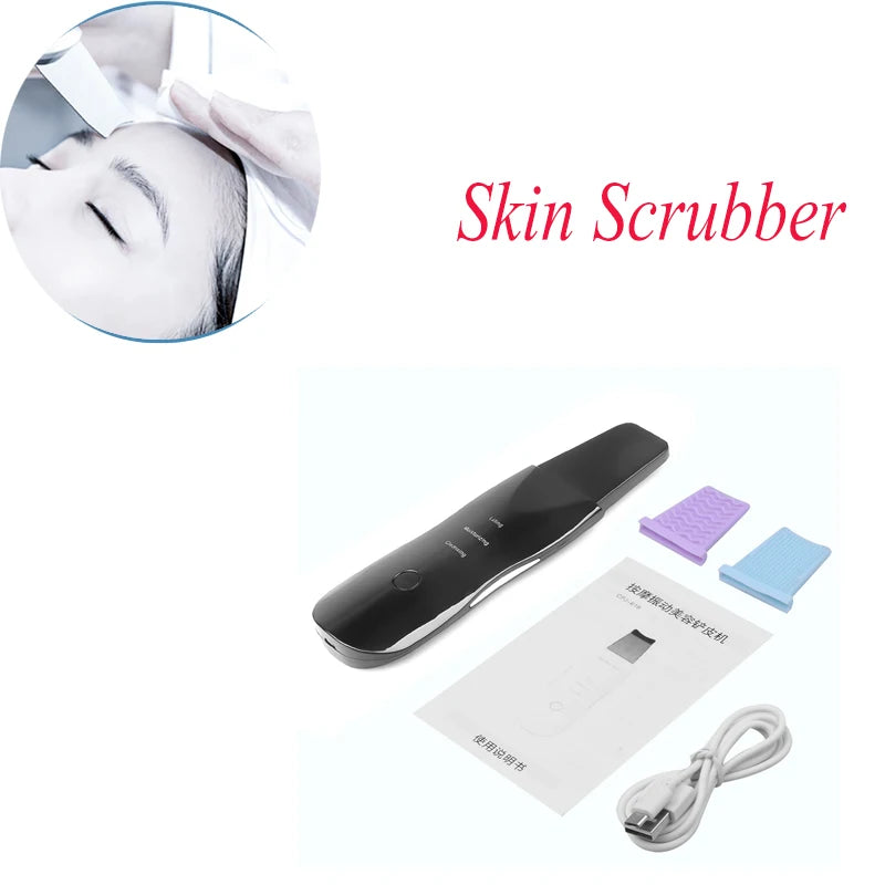 Espátula Facial Ultrassônica-Remove Cravos e Limpa Poros Profundamente