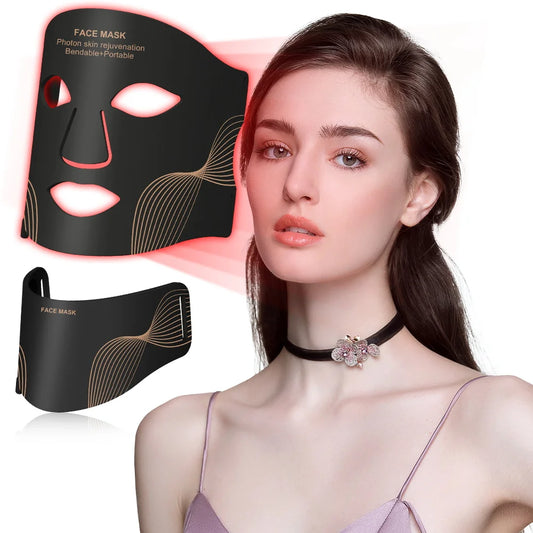 Máscara LED 7 Cores UBilli - Fototerapia Anti-Idade Profissional