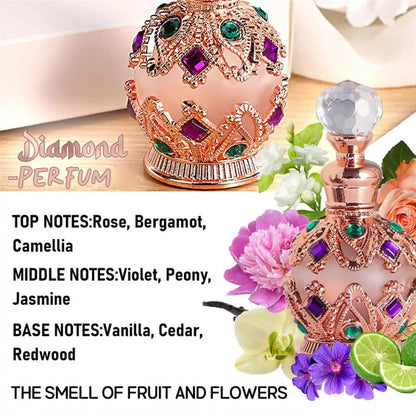 Perfume WOODSLEEP Exotic Arabian 15ml - Rosa Jasmim Baunilha com Feromônios