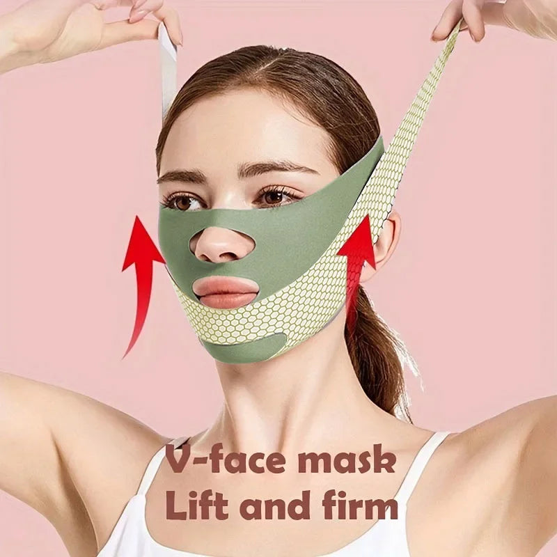 Cinta Modeladora Facial V-Shape-Reduz Papada e Afina o Rosto