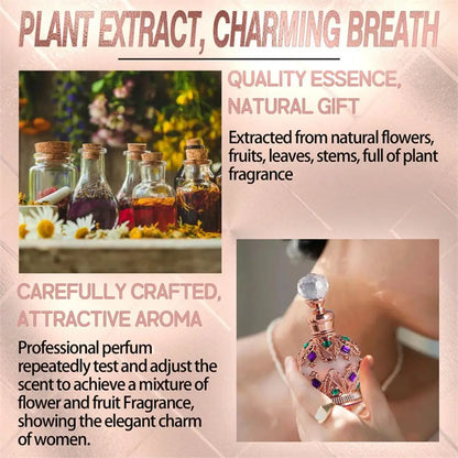 Perfume WOODSLEEP Exotic Arabian 15ml - Rosa Jasmim Baunilha com Feromônios