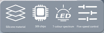 Máscara LED 7 Cores UBilli - Fototerapia Anti-Idade Profissional