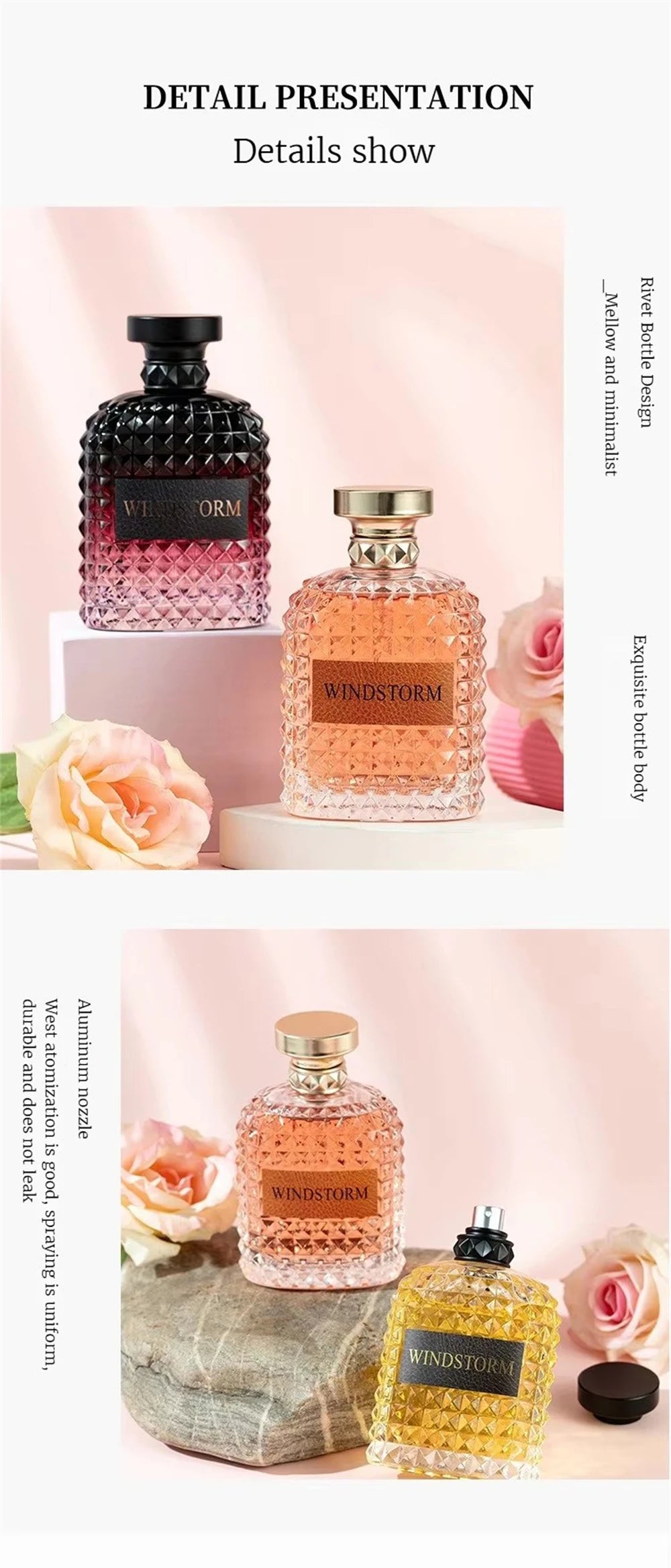 Perfume Isner Mile Women's 100ml - Fragrância Floral Romântica Duradoura