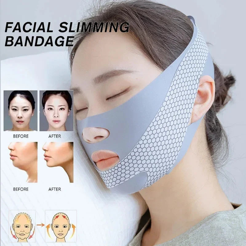 Cinta Modeladora Facial V-Shape-Reduz Papada e Afina o Rosto