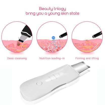 Espátula Facial Ultrassônica-Remove Cravos e Limpa Poros Profundamente