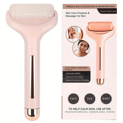 Rolo Facial de Gelo Kimhome - Massagem Anti-Idade e Lifting Natural"